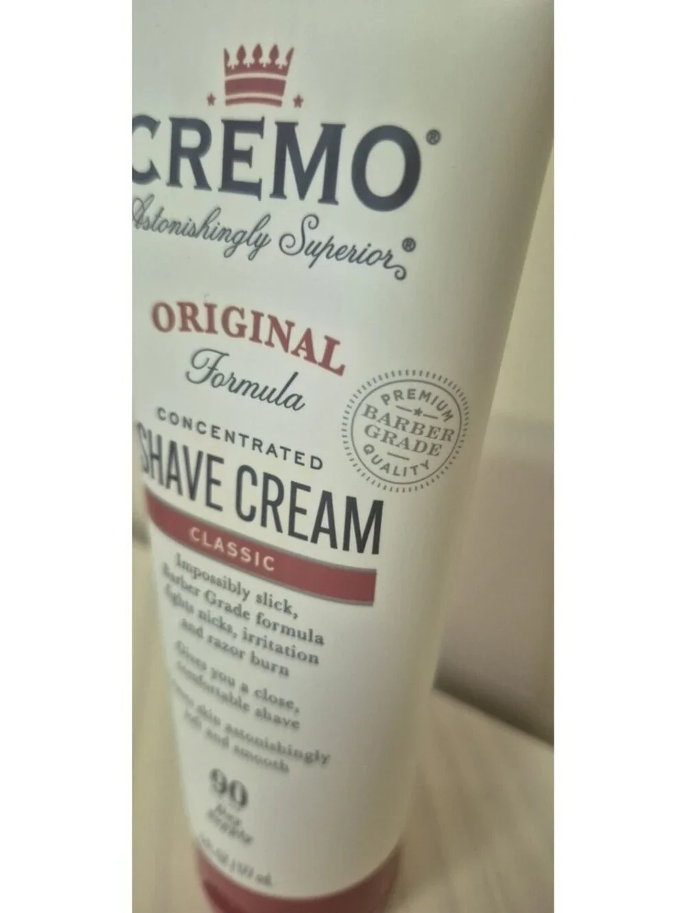 Lot of 3 Cremo Shave Cream Men's Original Formula Concentrated Classic 6 oz ea